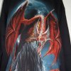 Tee-shirt manches longues dragon rouge